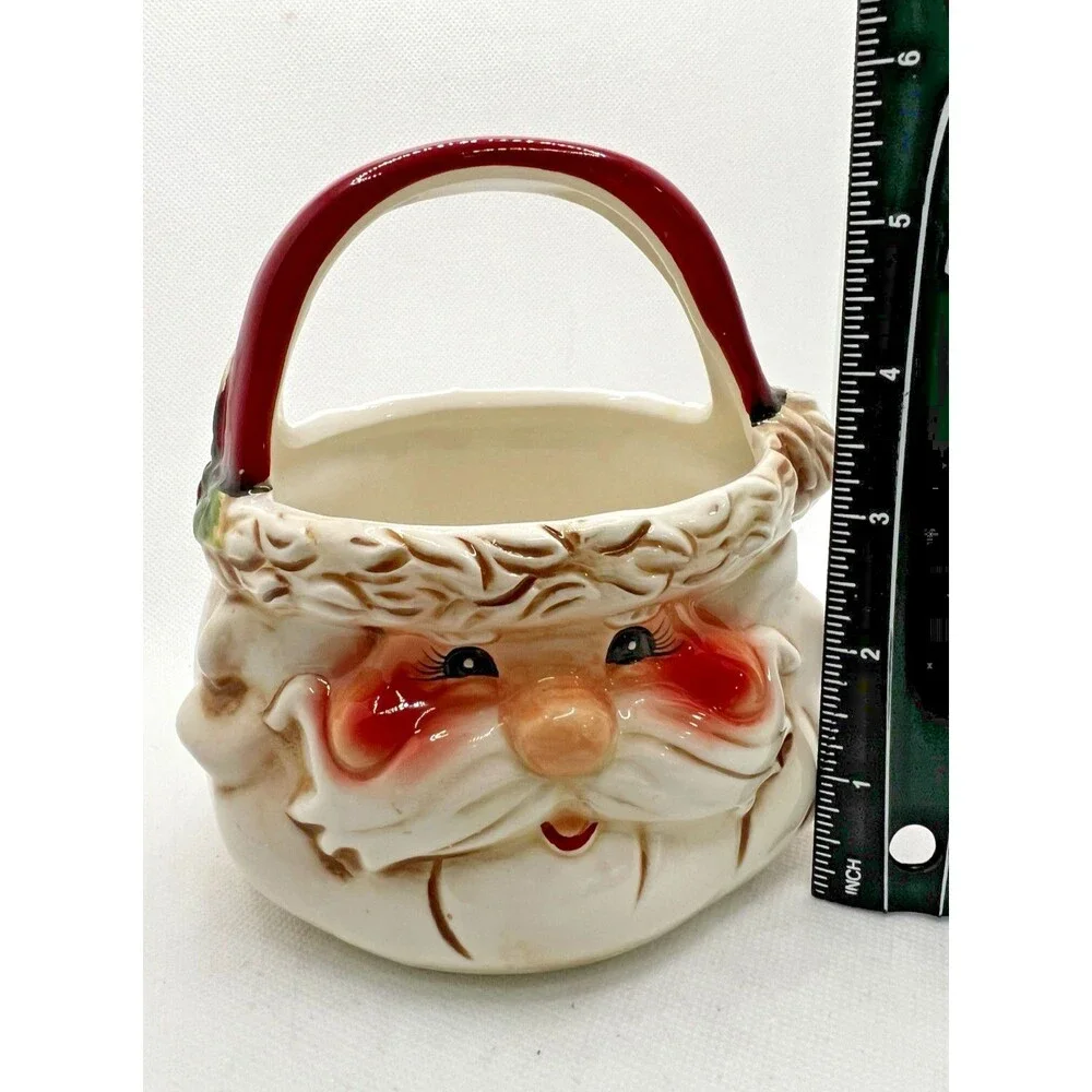 Holiday at Home earthenware santa